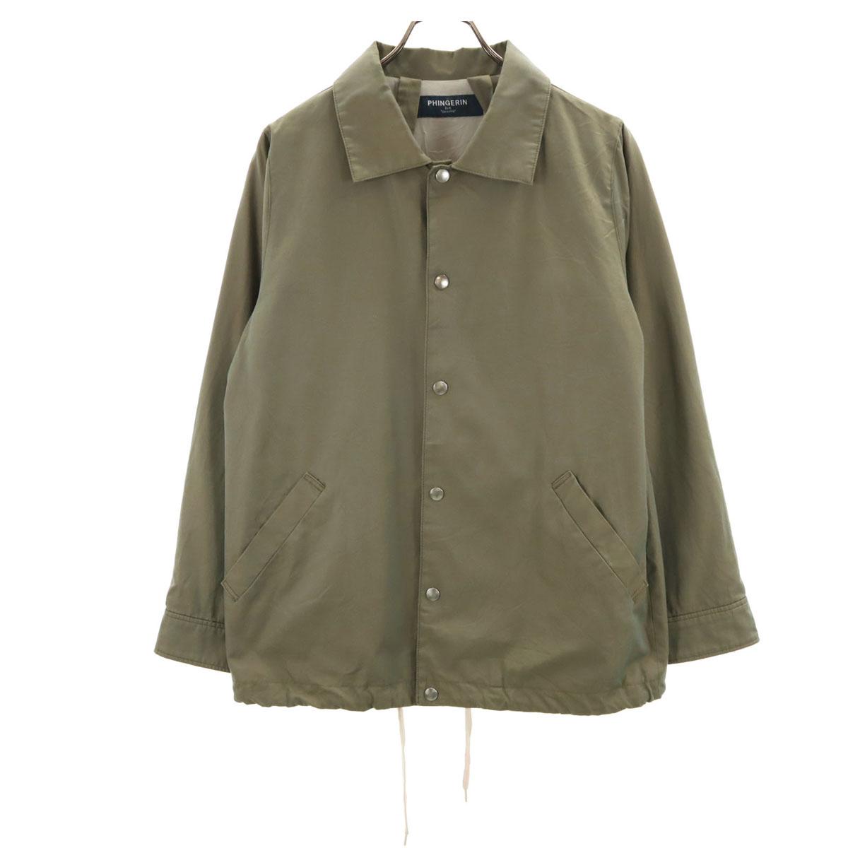 

PHINGERIN сделано в Японии Куртка-коуч S Хаки-зеленый Мужская Б/У