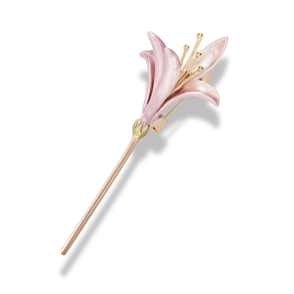 Rinhoo Flower Leaf Plant Pin Daisy Sunflower Pomegranate Flower Magnolia Beetle Daffodil Bouquet Enamel Brooch Wedding Jewelry