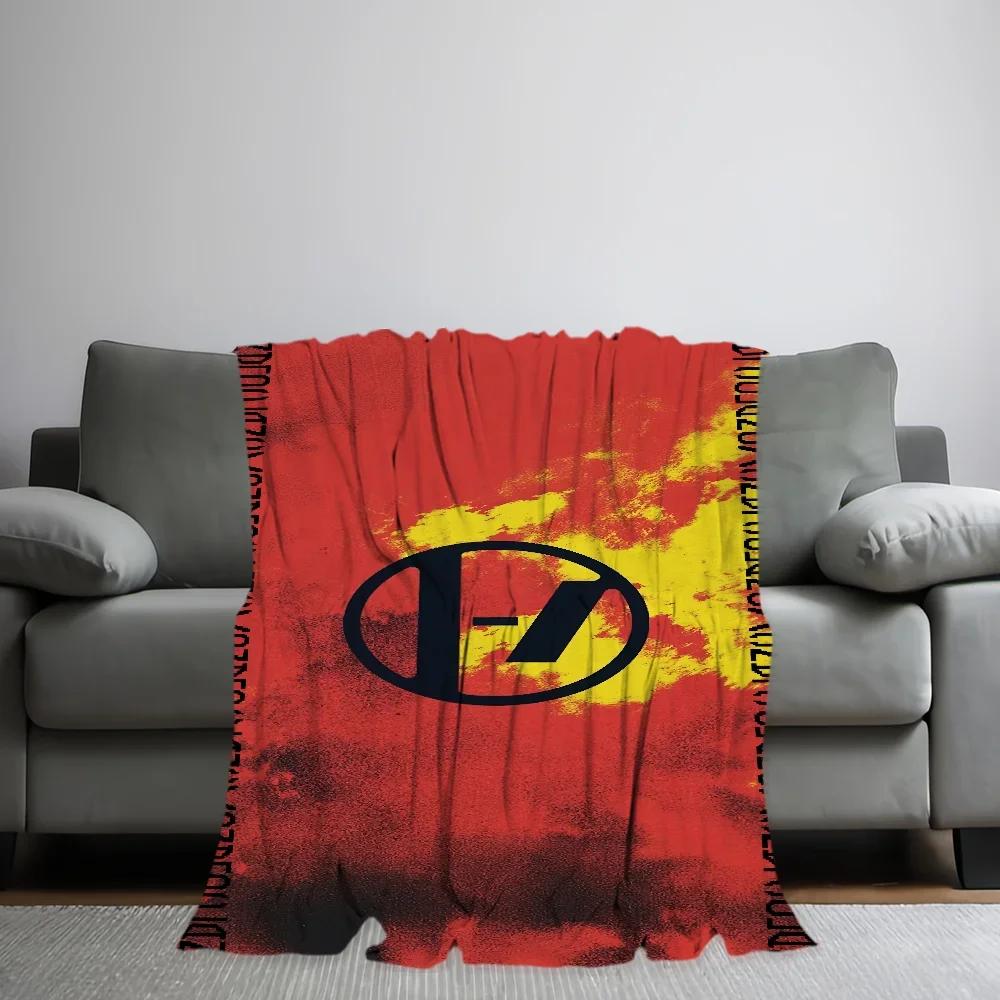 Band T-Twenty One P-Pilots Clancy Printed comfortable sofa living room bedroom Plush blanket suitable for home travel and gifts