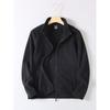 Foreign Trade Export Surplus Autumn and Winter Double-Sided Fleece Jacket for Men, Loose Casual Stand Collar Warm Fleece Coat