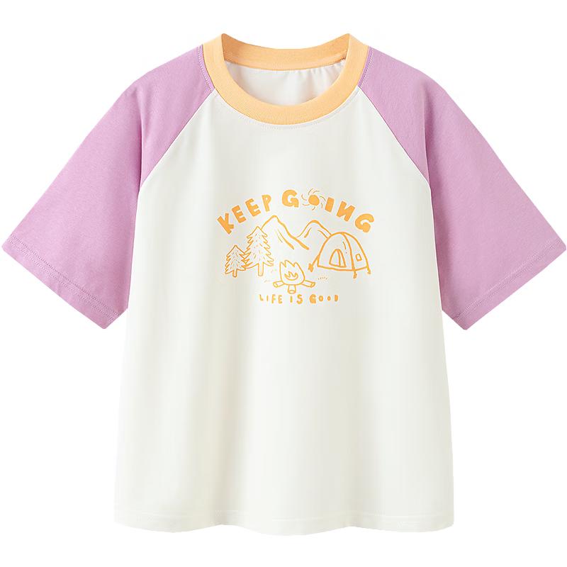 

Mini Bala Kids Summer Quick-Dry Color Block T-Shirt 110