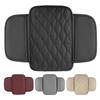 Armrest Cushion with Pocket Leather Arm Rest Mat Foam Height Pad Storage Bag Center Console Protector Cover with Side Pocket