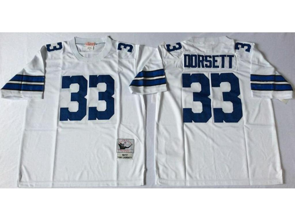 Dallas Cowboys Şöhretler Salonu Rugby Forması - Vintage #21 #22 MN Sınırlı Üretim