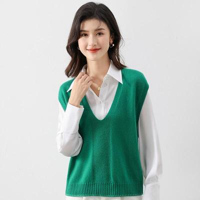 Mokana Women's Lamb Wool Sleeveless Vest