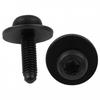 Headlight Bolt Screw 2Pcs Car Clips Fasteners Meatl