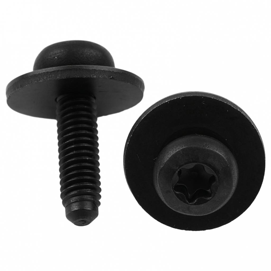 Headlight Bolt Screw 2Pcs Car Clips Fasteners Meatl