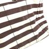 PRADA Canapa logo border Bag Tote Bag Hand Bag Canvas Brown/White