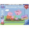 Puzzles Peppa Pig Family Life Ravensburger 2x24 Pieces for Child from 4 Years