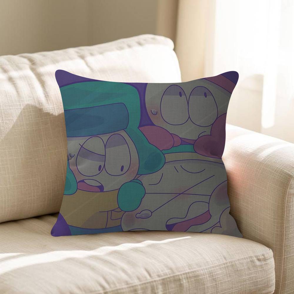 Funny Cartoons Souths Parks Cushion Cover Decorative Pillow Sofa Home Decor Case Pillow Cases