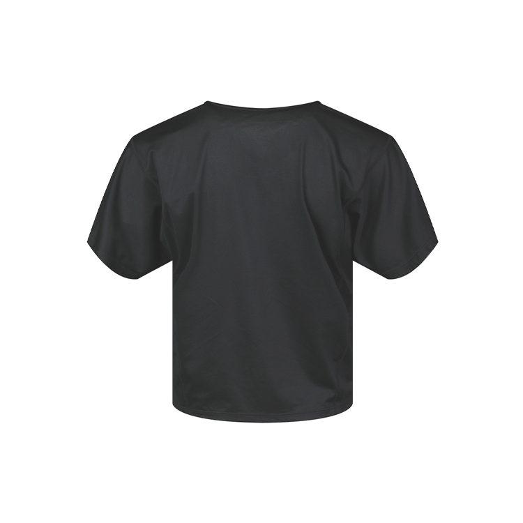 Nike T Shirts Women's Black Crew Neck Moderate Straight Fit CU3033-010