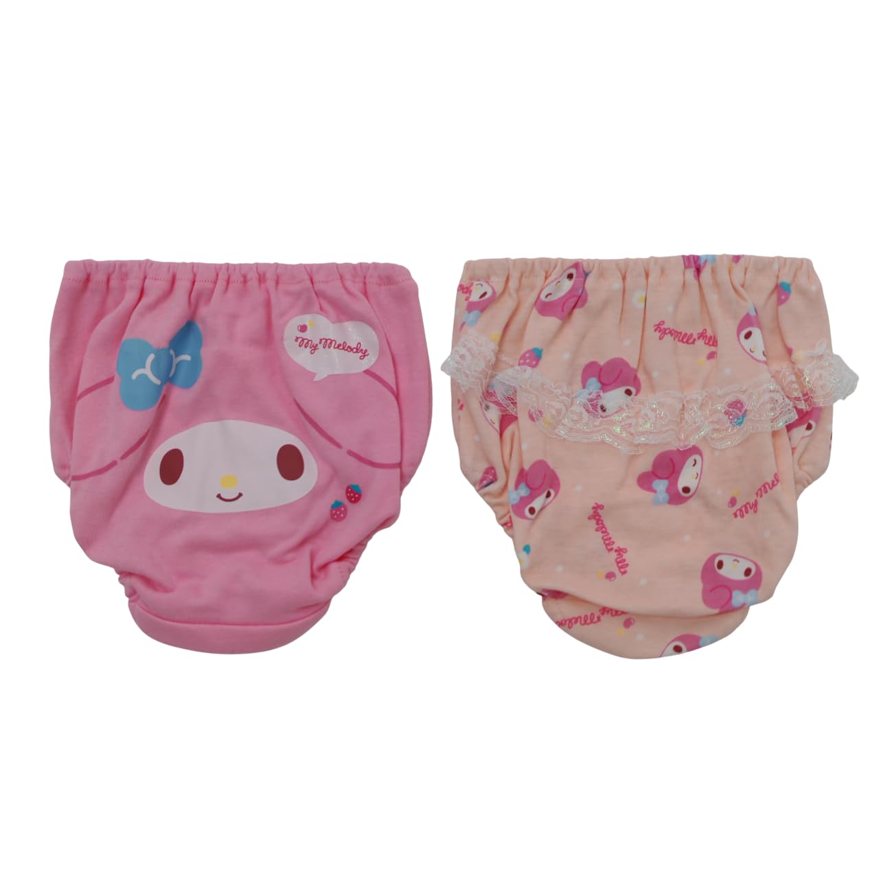 Sanrio Characters Panties My Cotton Girls  (2-Pack) Kuromi, Melody, Cinnamoroll, 100%