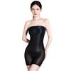 Damen Cosplay Hausmädchen Strumpfhose 5D Öl Glänzend Elastischer Body Durchsichtig Einteiler Tanga Offener Schritt Hoher Hals Hausmädchen Leotard