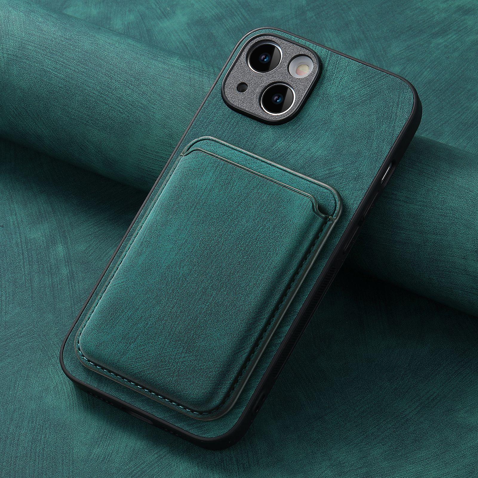 

PU Leather for Magsafe Case for iPhone 17 Air 16 15 Pro Max 16e 14 Plus 13 12 11 Pro Magnetic Back Cover with Card Holder XLD12 iPhone 11