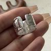 925 Sterling Silver Rings for Women Couple Minimalist Handmade Simple Heavy Wide Ring Fine Jewelry Gift Prevent Allergy