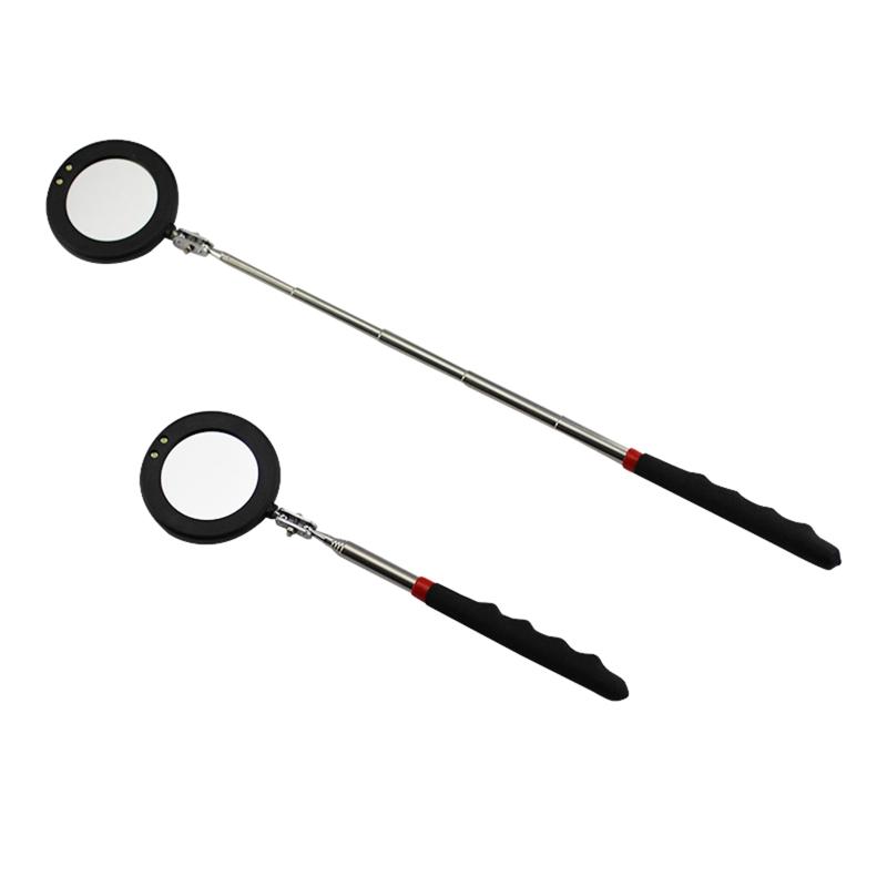 Telescoping Inspection Mirror Inspection Tool for Checking Vehicle Observing Eyelashes Mouth & Other Small Parts