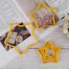 6 Teile/satz Weihnachten Baum Cookie Cutter Sterne Form Kuchen Keks Cutter Mold