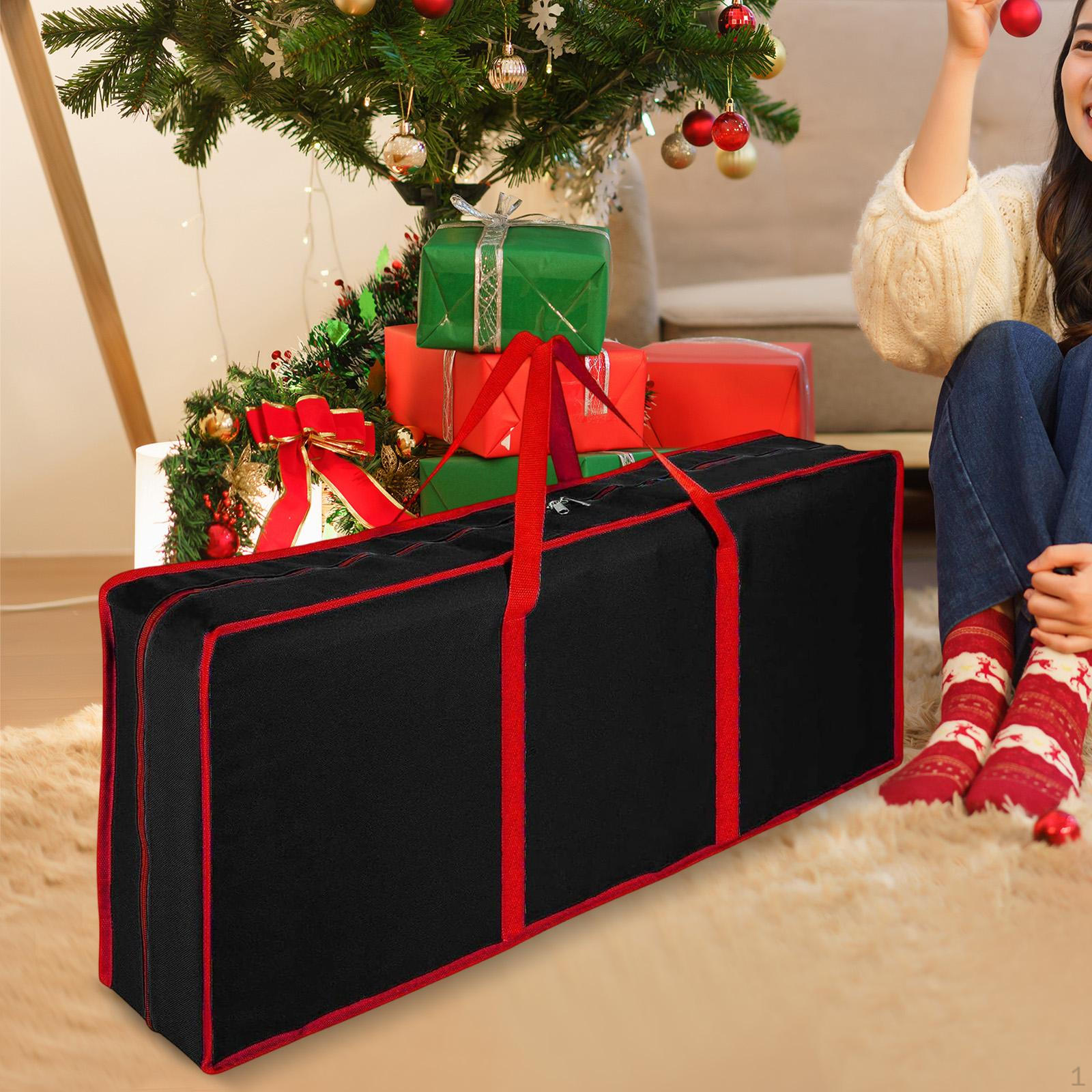 Рождественская сумка-контейнер для хранения упаковочной бумаги Защита Аксессуары Держатель для чёрный
