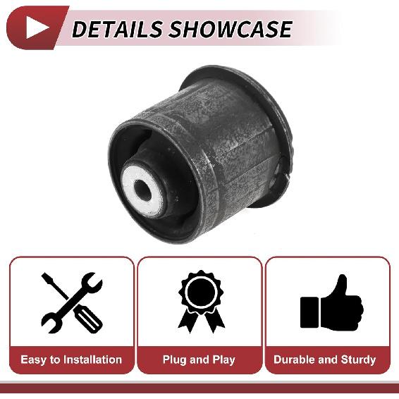 1 Pc Control Arm Bushing for Kia Rio for Hyundai Accent 2012-2017 Rear No.551601R000