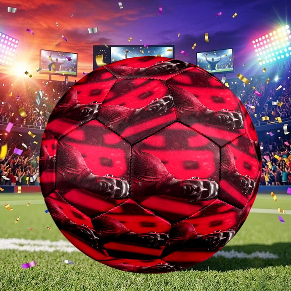 1pc Ronaldos Jersey Glory Soccer Ball Size 5, Suitable for Practice Matches/tournament Training,Lightweight and Durable. Cl70213