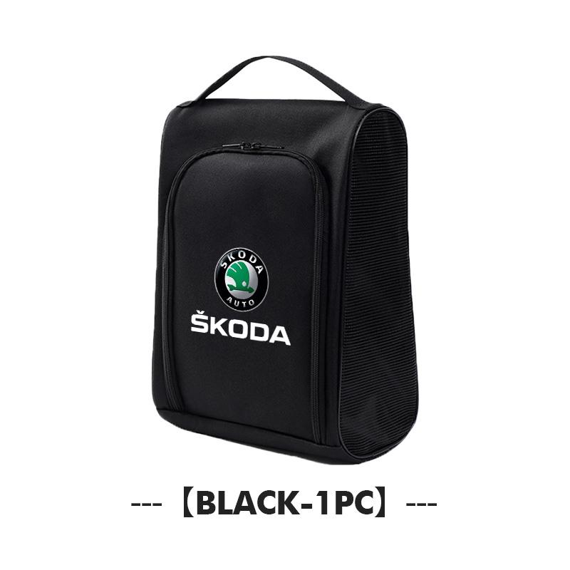 AAFO1 For Skoda Oxford Cloth Shoe Storage Bag Dustproof Portable Shoe Organizer Accessories Fabia 1 2 Octavia A7 RS Superb Rapid Yeti