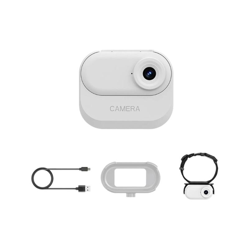 Magnetic Charging Mini Camera 1080p High-Definition Wearable Action Camera For pet Cycling Vlogging With Adjustable Collar