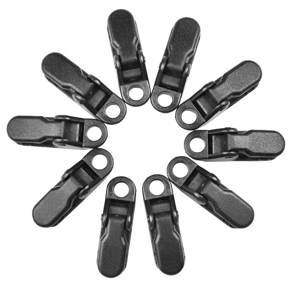20 Pcs Heavy Duty Tarp Clamps With Carabiner Tent Snaps Durable Awning Clips Farming Garden