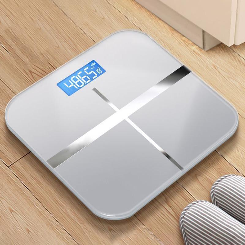 Digital Body Weight Scale LCD Display Precision Weight Measure Bathroom Floor Scale for Women Men Home Electronic Scales