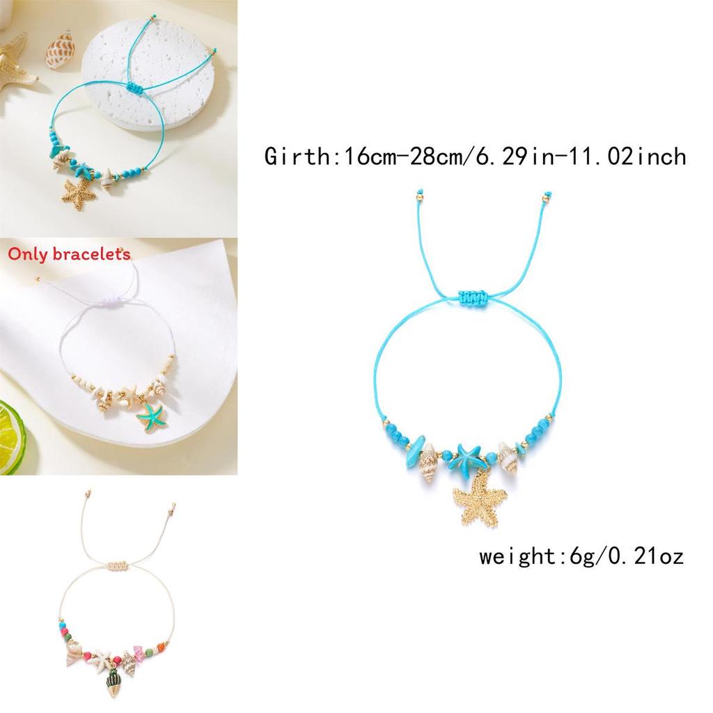 Bohemian Seashell Shell Bead Jewelry With Electroplated Zinc Alloy For Womens Summer Vacation Accessory