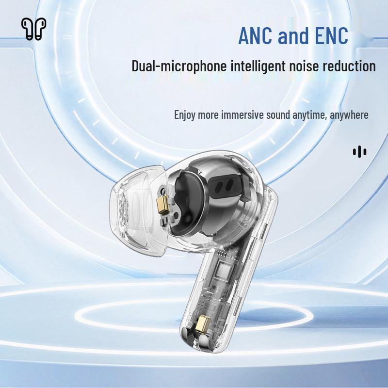 Smart Display Wireless Sports Earphones: Long Battery, Fast Charging, Noise-Canceling