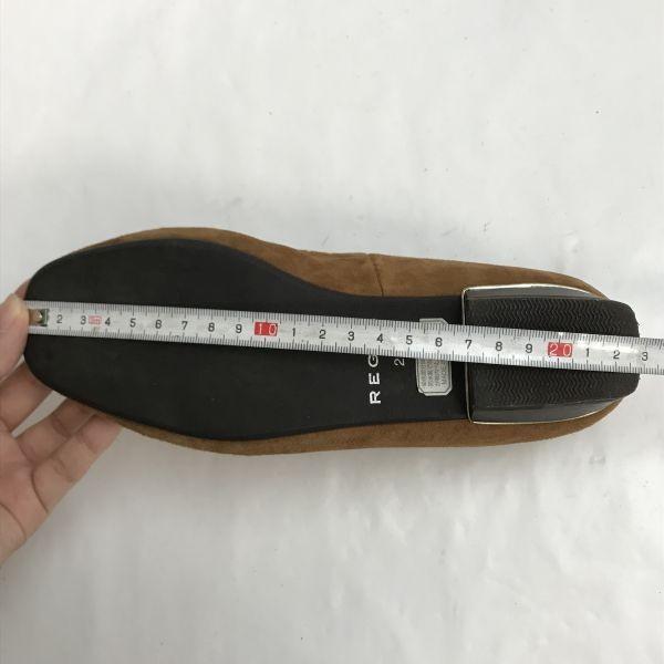 TRUSSARDI suede leather pumps 23.0 black Made in Japan(USED)