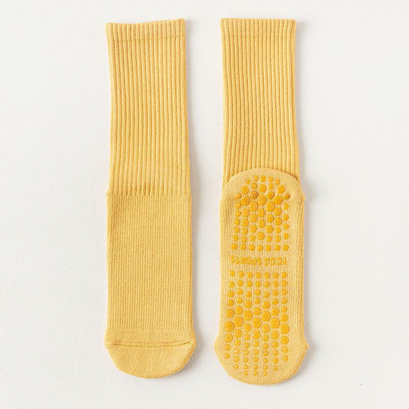 Women's Winter Thickened Towel Pilates Yoga Boneless Silicone Non Slip Tall Cotton Socks