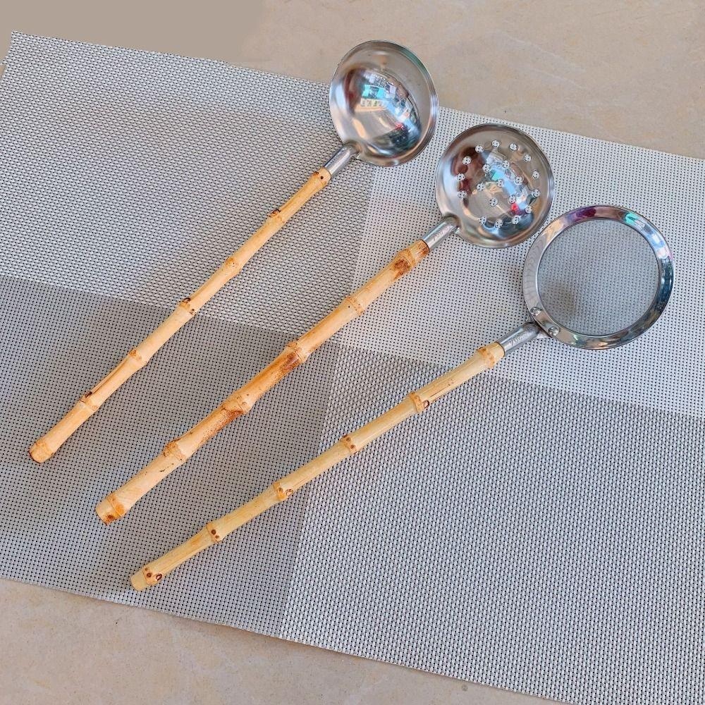 Long Handle Noodle Spoon Japanese-style Tablespoon Kitchen Utensil Soup Scoop  Dumpling