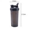600ml Tragbare Proteinpulver Shaker Flasche Auslaufsichere Wasserflasche für Fitnessstudio Fitness Training Sport Shaker Mischbecher