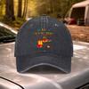 Guadeloupe Island Vintage Washed Baseball Cap Adjustable for Festivals Weddings Travel Camping Golf Cycling