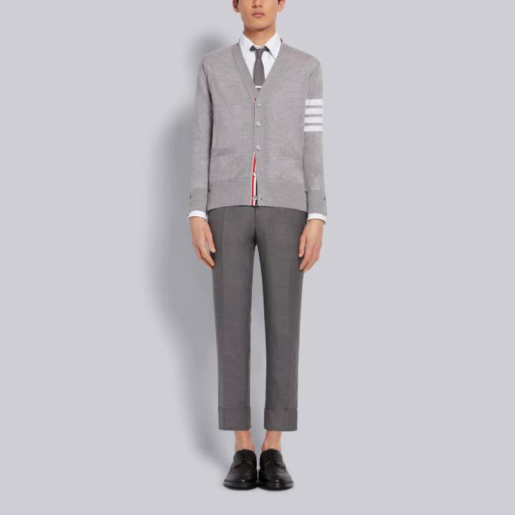 THOM BROWNE 4-Bar Cardigan MKC002A-00014-058