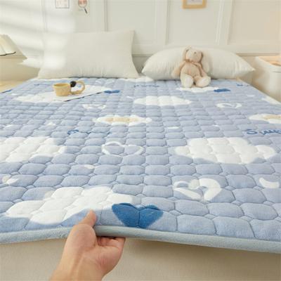 Antibacterial Milk Velvet Mattress, Winter Thickened Coral Velvet Mattress, Household Double Folding Mattress
