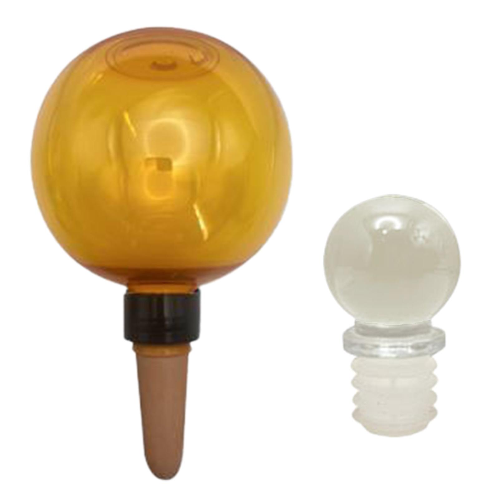

Self Watering Globes Top Fill Plant Watering Globes with Covers Plastic Water Bulbs for Automatic Drip Irrigation Indoor/Outdoor оранжевый