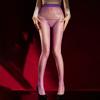 Women Sexy Stockings 640-Pin Aurora Transparent Seamless Pantyhose Oil Shiny Glossy Ultra-Thin Open Crotch High Socks Lingerie