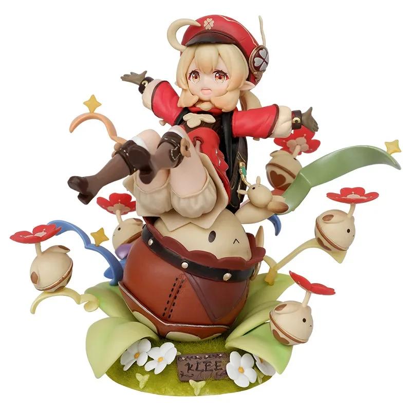 18CM Anime Genshin Impact Spark Knight Klee Figure Anime Model ToyS Gift Collection Action Figure Doll Ornament PVC