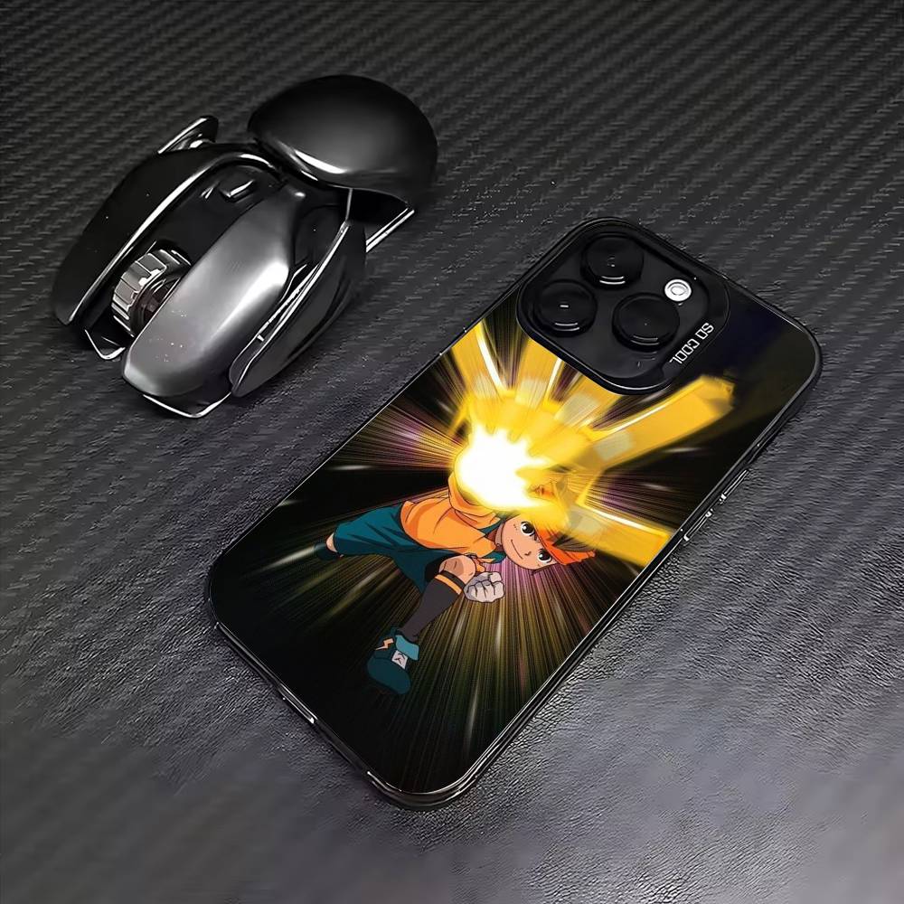 

I-Inazuma Anime Eleven Poster Phone Case For iPhone17,16,15,14,13,12,11 Plus,Pro Max Colored Silver Plated Inside Cover iPhoneXSMAX
