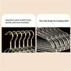 30pcs  Home Clothes Hangers Acrylic Sparkling Powder Crystal Clothes Hangers Transparent Anti Slip Invisible Drop Resistant