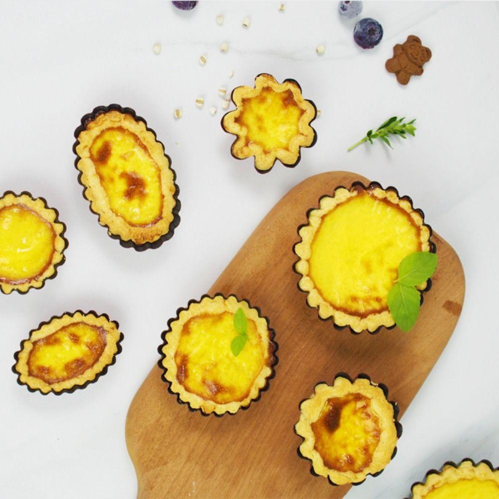 Mini Flan Pan Mold Carbon Steel Cake Mold Egg Tart Molds  Cupcake Egg Tart