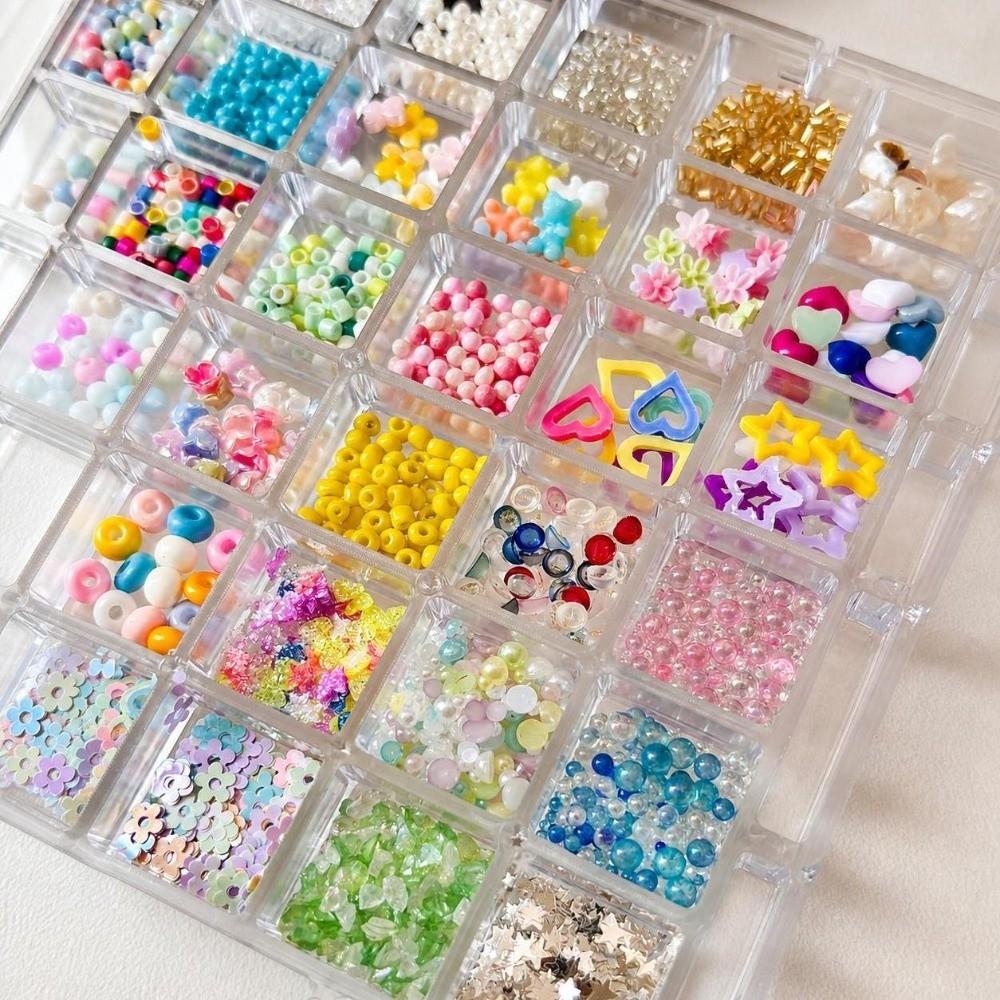 3D Nail Art Sequins Kit 12/36 Grids Nail Charms Decorations  Manicure Accessories