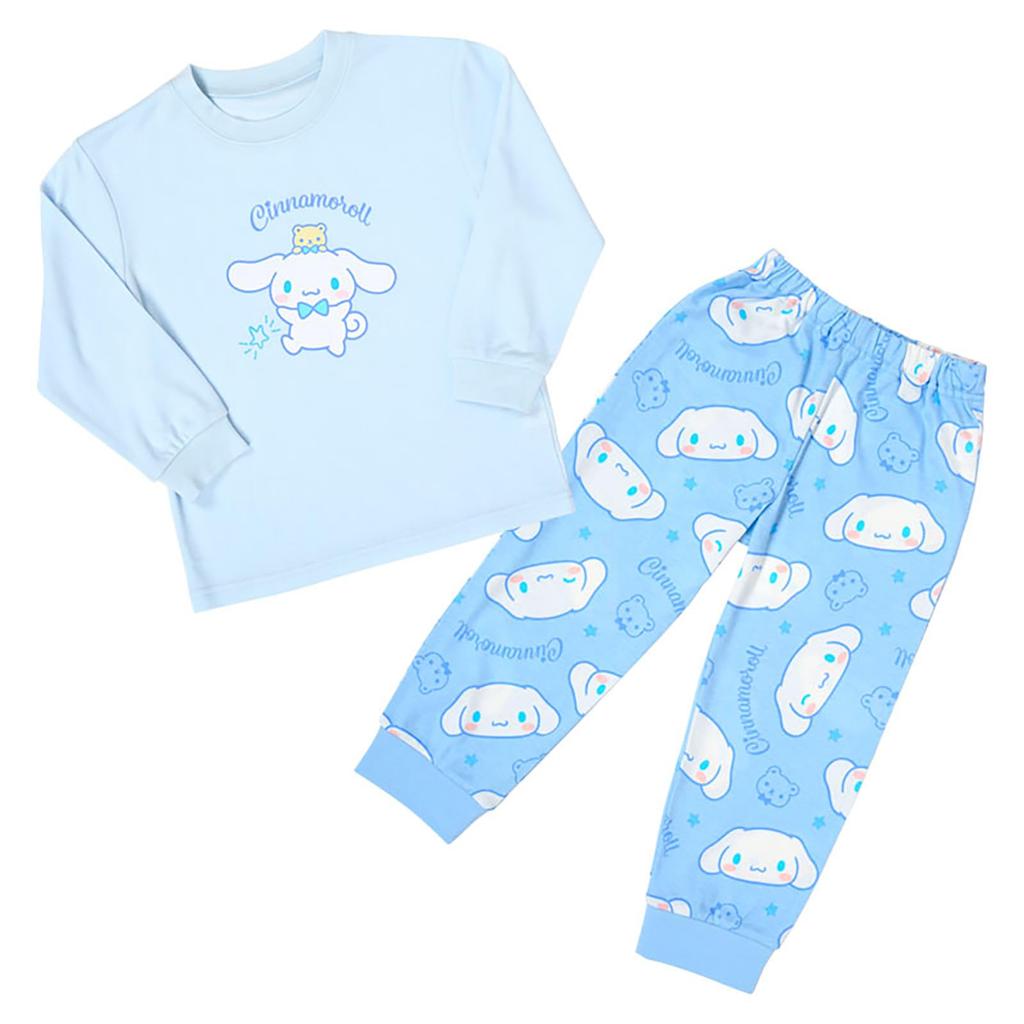 Sanrio Long Sleeve 487376 Kids' Pajamas, Cinnamoroll, 140cm,