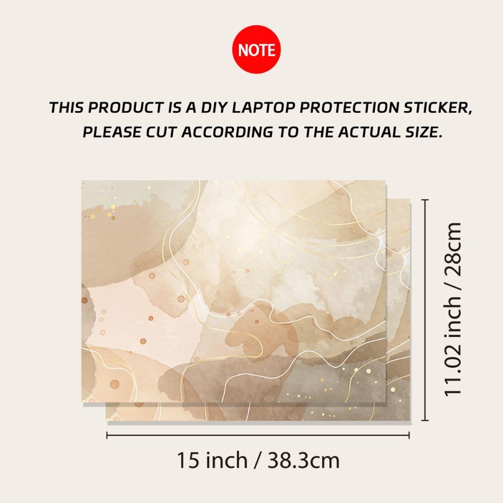 DIY 15inch Laptop Stickers Skins Waterproof Ultrabook Decorate Decal  Universal