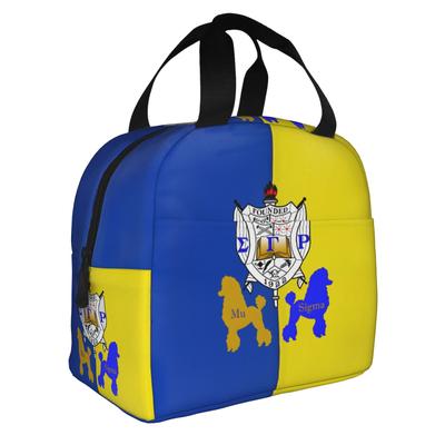 SGRHO Sigma Gamma Rho Insulated Lunch Bags for Outdoor Picnic African American Sorority Leakproof Thermal Cooler Bento Box