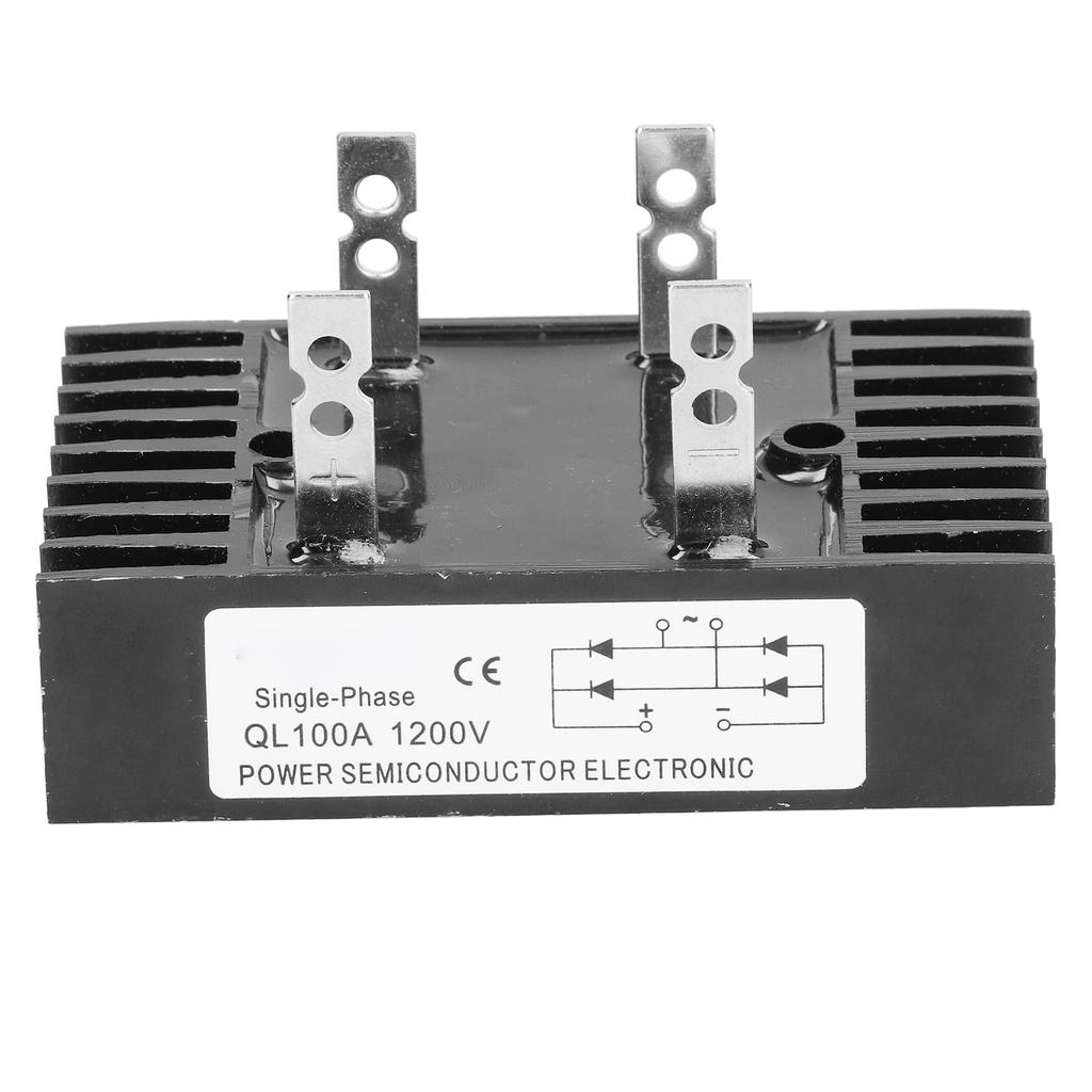 High Power Rectifier Diode Bridge Voltage Regulator 3 Phase 100A Module with Heatsink