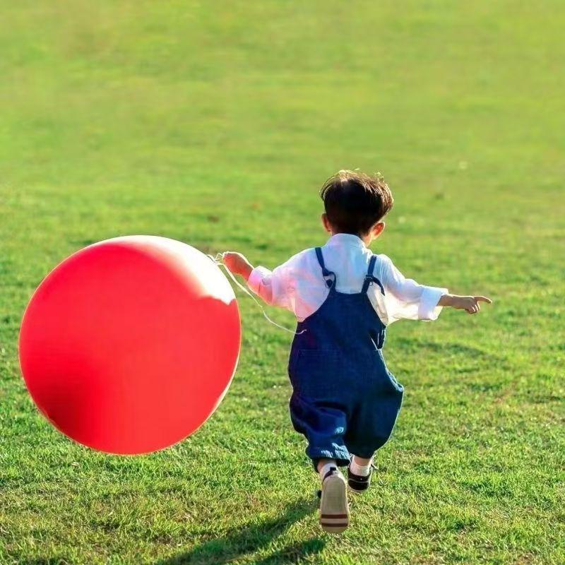 36-Inch Extra-Large Explosion-Proof Outdoor Balloon for Kids, Latex Toy, Thickened Design