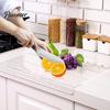 Non Slip Food Prep Mat Cutting Board with Counter Lip, Durable Acrylic Essential Kitchen Gadget Gift Countertop Protector, Transparent Chopping