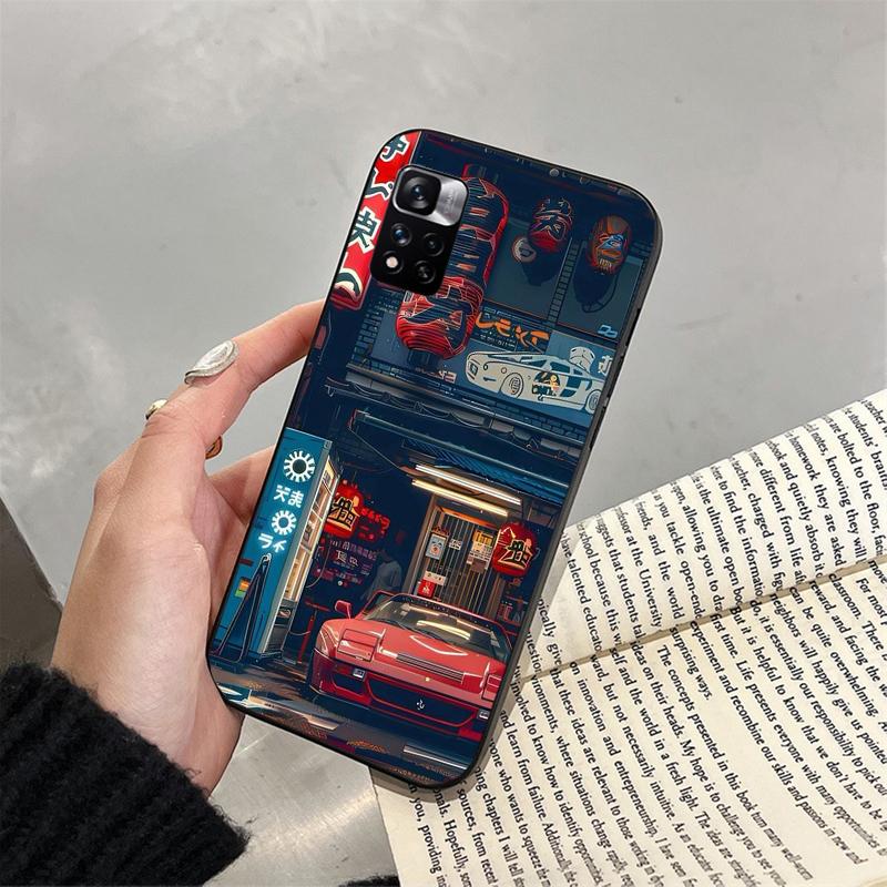 

Phone Case For Xiaomi Redmi note 14 Pro 14 13 12 11 10 Pro 14S 12S 11S Redmi 14C 13C 10 Japan Car Anime Redmi Note 14 Pro 5G